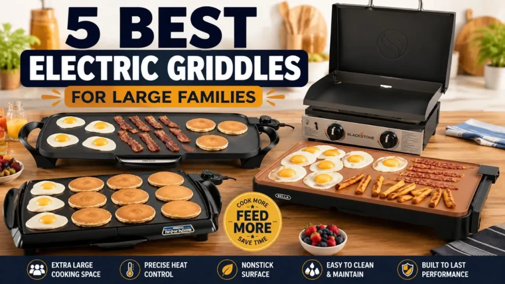 Electric Griddles for Large Families
