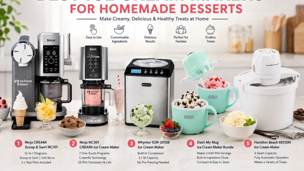 Ice Cream Makers for Homemade Desserts