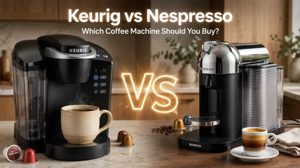 "Best coffee maker 2026 Keurig vs Nespresso which is better"