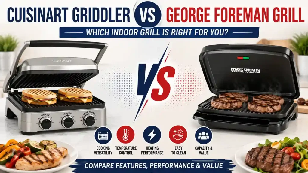 Cuisinart Griddler vs George Foreman Grill