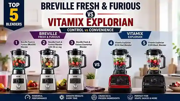 Breville Fresh & Furious vs Vitamix Explorian