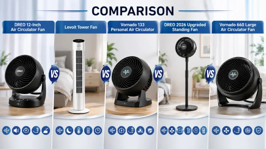 Vornado 660 vs Dreo Pilot Max