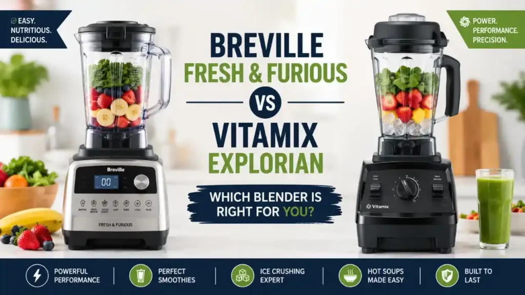 Breville Fresh & Furious Vs Vitamix Explorian