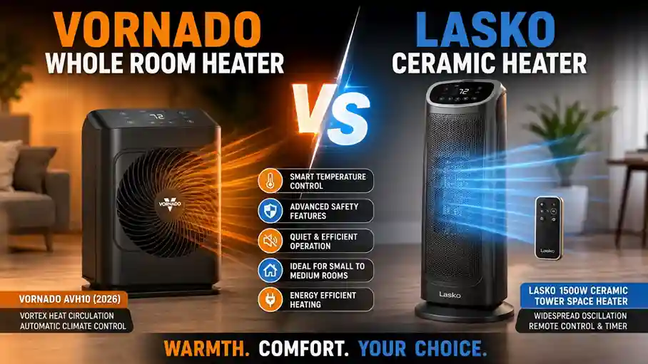 Vornado Whole Room Heater vs Lasko Ceramic Heaterand_